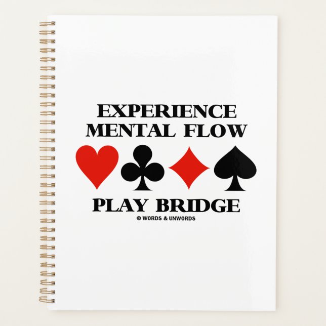 Agenda Experimenta el Flujo Mental Juega Bridge (Anverso)