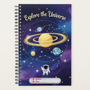 Agenda Explorar el universo - portada para portátiles de