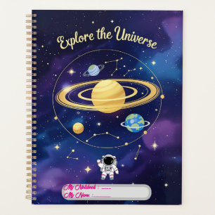 Agenda Explorar el universo - portada para portátiles de