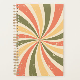 Agenda Explosión de torbellino retro de Groovy