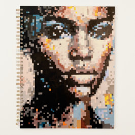 Agenda Expressive pixel portrait
