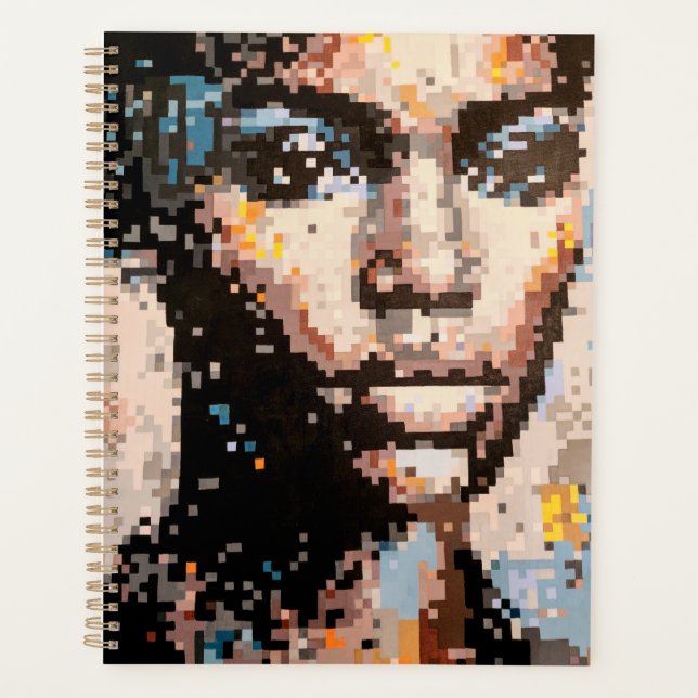 Agenda Expressive pixel portrait (Anverso)