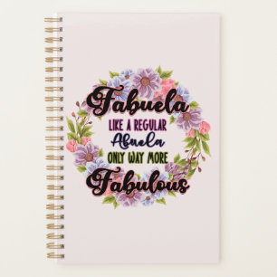 Agenda Fabuela Como Un Abuela Regular Sólo Muy Fabuloso