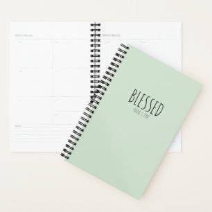 Agenda Fácil bendición Gratitud Tand Lettering Mint