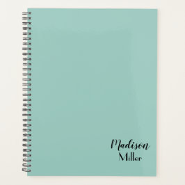 Agenda Fácil Mint Green Personalizado