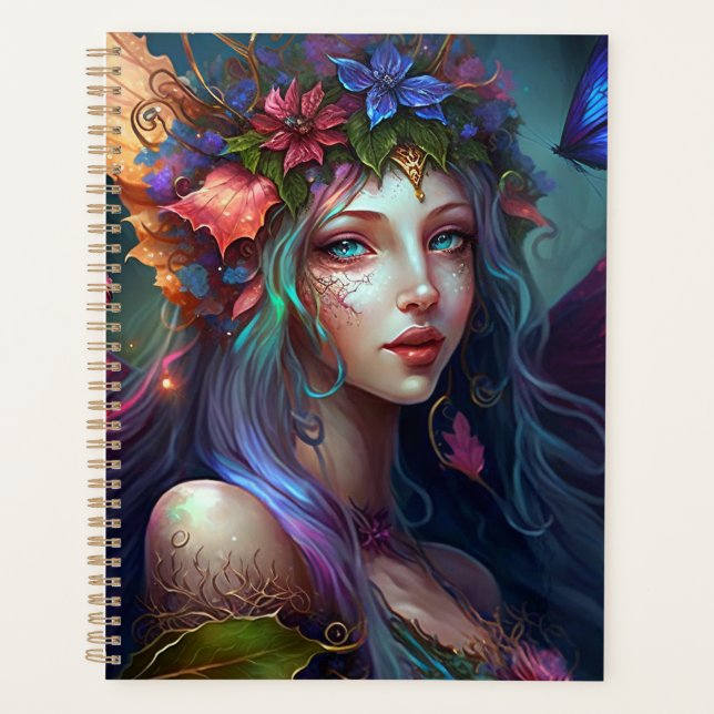 Agenda Fairy Chica Fantasy Art Planner (Anverso)