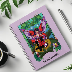 Agenda Fairy Purple Red Mushroom Gothic