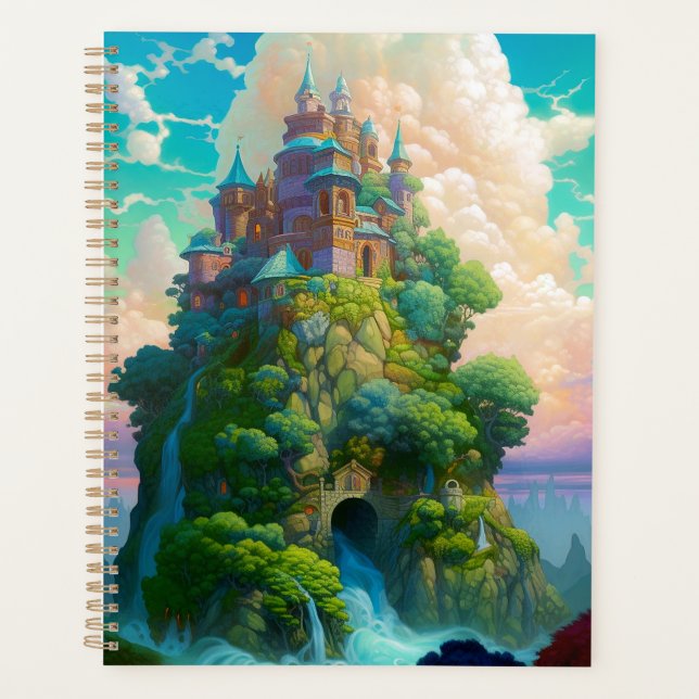 Agenda Fairy Tale Castle Fantasy Art (Anverso)