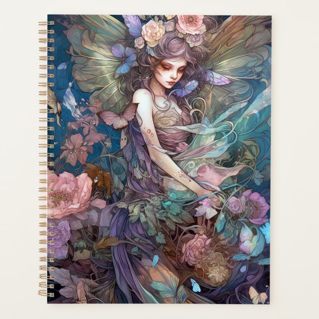 Agenda Fairy Woman Fantasy Art (Anverso)