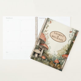 Agenda FAIRYCORE Mushrooms Goblincore Personalizados Rega