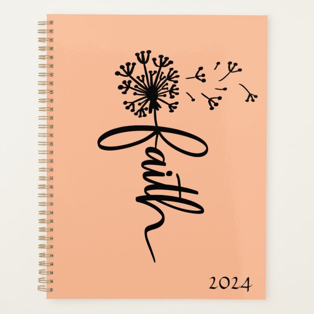 Agenda Faith Peach Planner (Anverso)