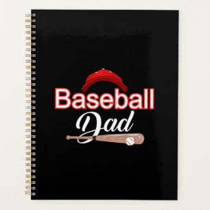Agenda Familia de beisbolistas deportes texto blanco mode