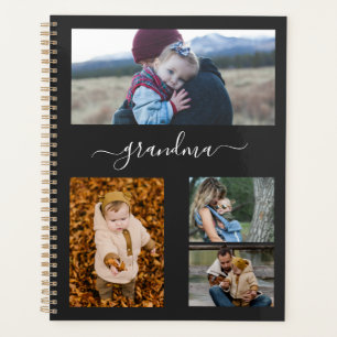Agenda Familia Sencillo Collage Amor Moderno Abuela Mamá
