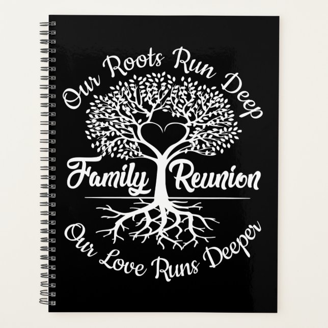 Agenda Family Reunion Our Roots Run Deep Tree (Anverso)