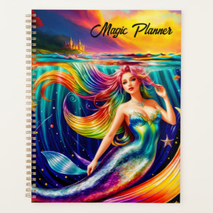 Agenda Fantasía Chica Sirenita Naturaleza Nymph Lograda