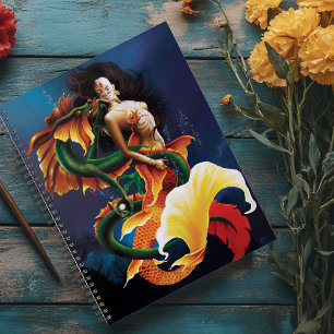 Agenda Fantasía de Mermaid Koi Dragon