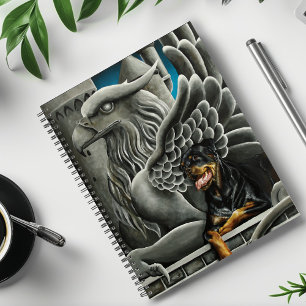 Agenda Fantasía de Rottweiler Dog Gargoyle