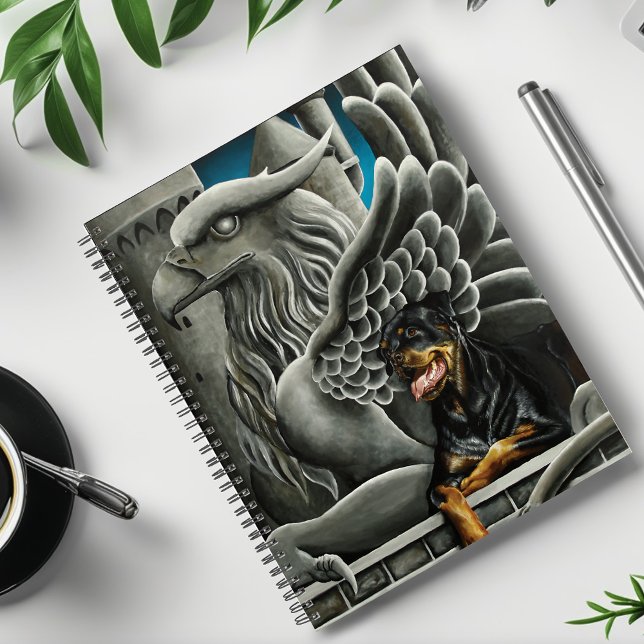 Agenda Fantasía de Rottweiler Dog Gargoyle (Subido por el creador)