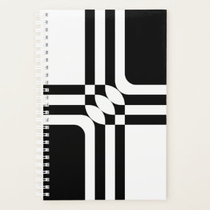 Agenda Fantasía en blanco y negro