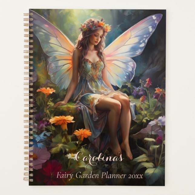 Agenda Fantasía Floral Fairy Magic Garden (Anverso)