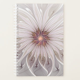 Agenda Fantasía floral, resumen Flor pastel moderna