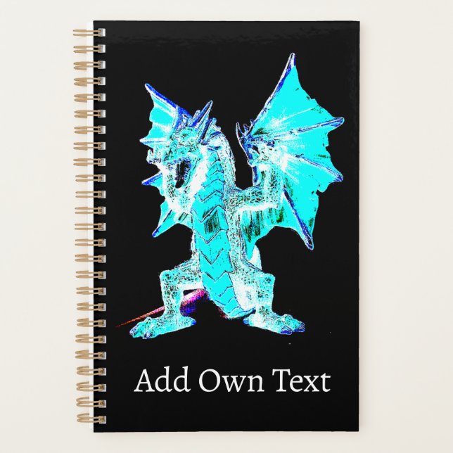 Agenda Fantasy Aqua Blue Dragon (Anverso)