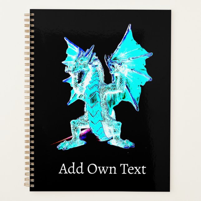 Agenda Fantasy Aqua Blue Dragon (Anverso)