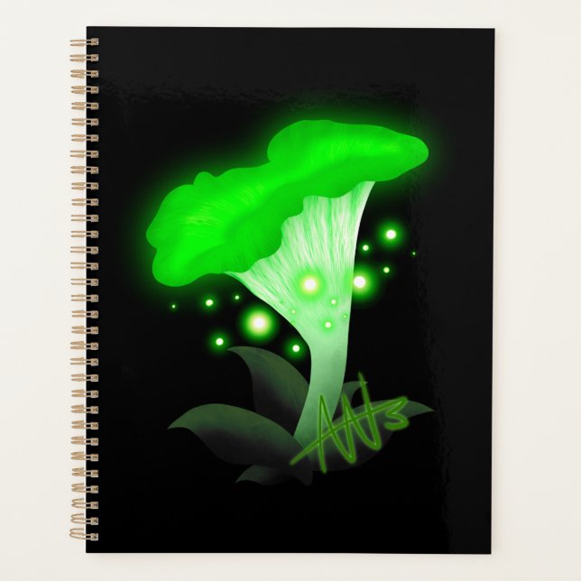 Agenda Fantasy Chanterelle Gslow Green Mushroom (Anverso)