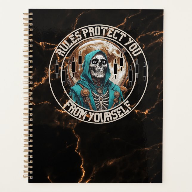 Agenda Fantasy Design marble | Grim Reaper | Motivation (Anverso)