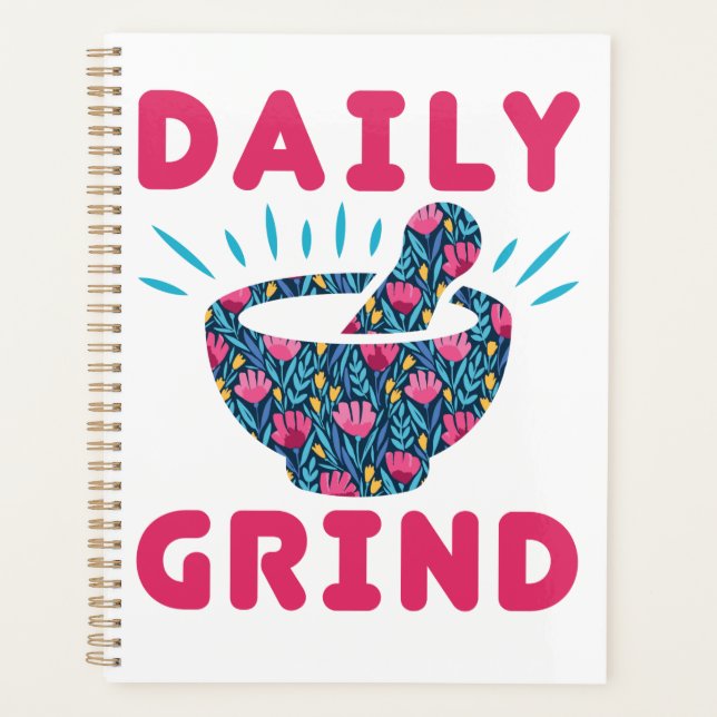 Agenda Farmacéutico del Daily Grind (Anverso)