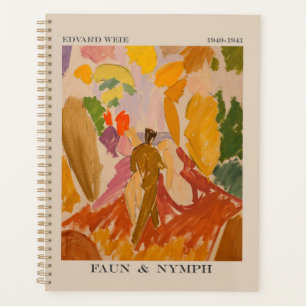 Agenda Faun y Nymph 1941 de Edvard Weie