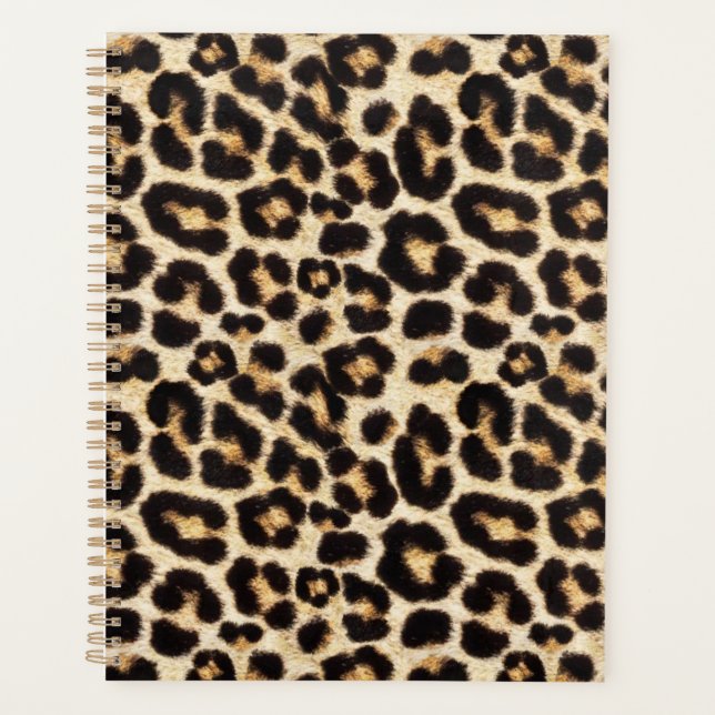 Agenda Faux Leopard Fur | Arte falso de Fur Cherie (Anverso)