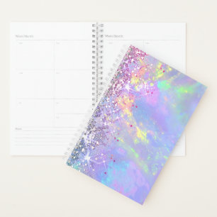 Agenda faux purpurina opal