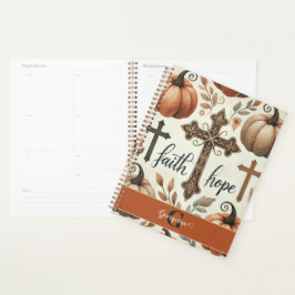 Agenda Fe personalizada y esperanza Halloween cristiano