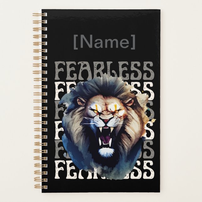 Agenda Fearless Roar – Bold Lion  (Anverso)