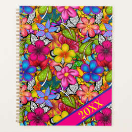 Agenda Fecha Anual Floral Tropical