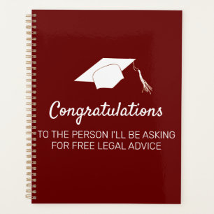 Agenda Felicidades por graduarse de la Facultad de Derech