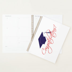 Agenda Felicitaciones gorra de graduación