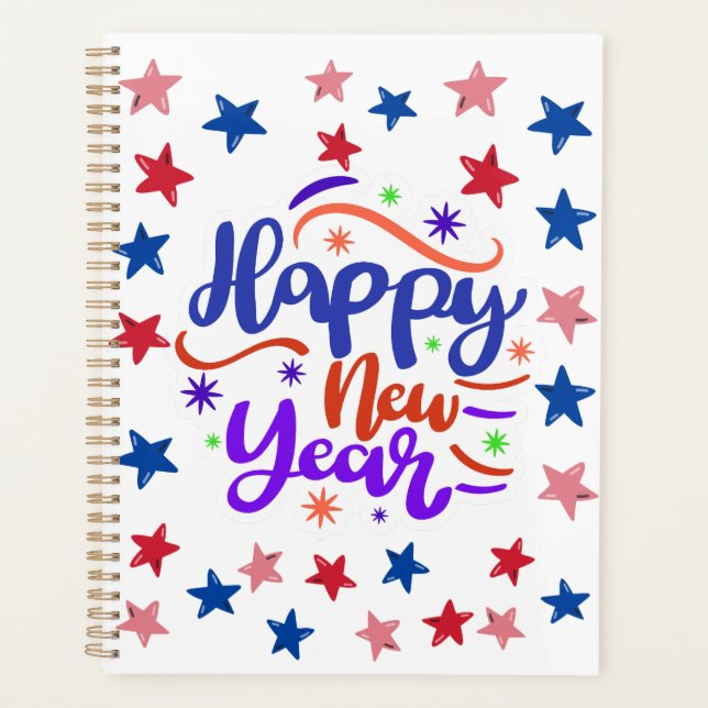 Agenda Feliz año nuevo (Anverso)