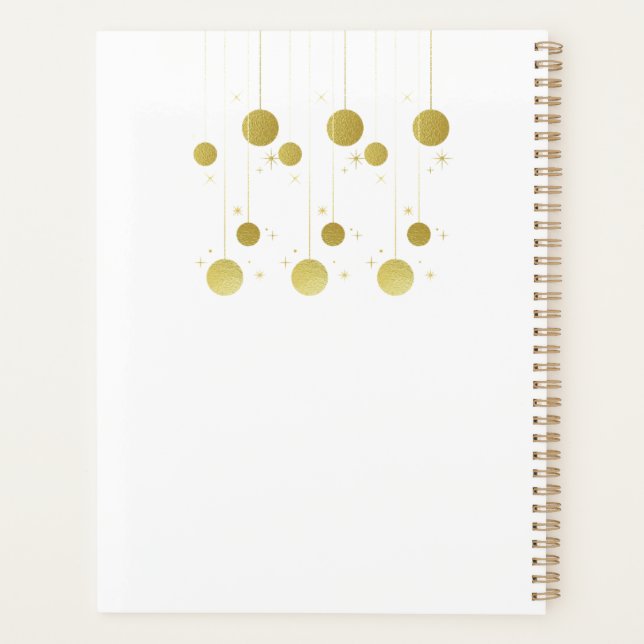 Agenda Feliz año nuevo (Reverso)