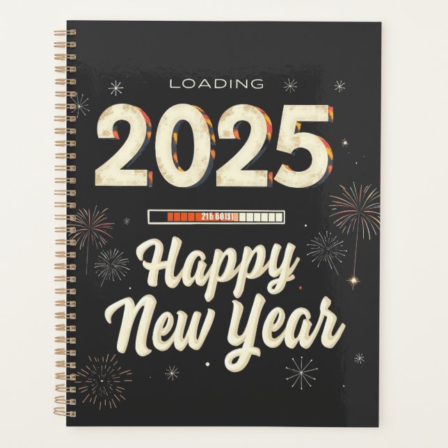 Agenda Feliz Año Nuevo 2025 (Anverso)