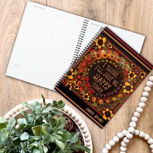 Agenda Feliz Cita Divertida Inespiritividad Floral