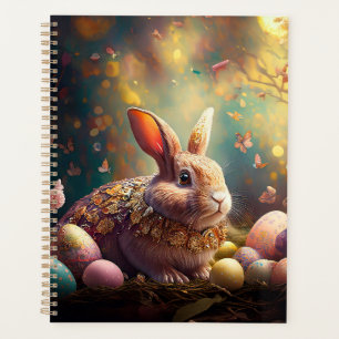 Agenda Feliz Conejo de Pascua con huevos de Pascua