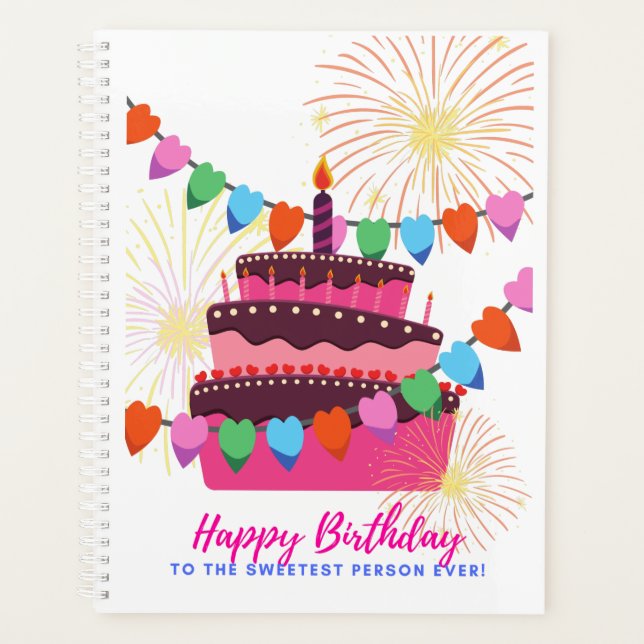Agenda Feliz cumpleaños (Anverso)