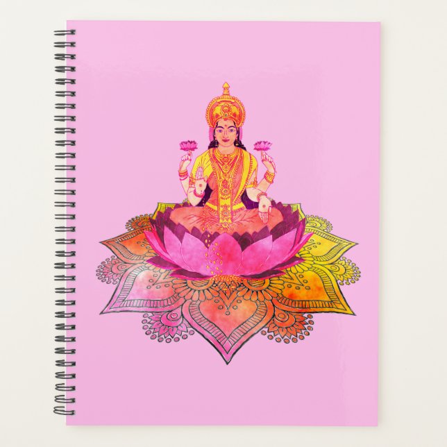Agenda Feliz Diwali - Deepalavi Diosa Lakshmi 4 (Anverso)