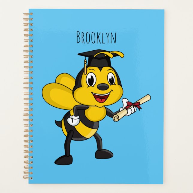 Agenda Feliz graduación de abejas personalizados (Anverso)