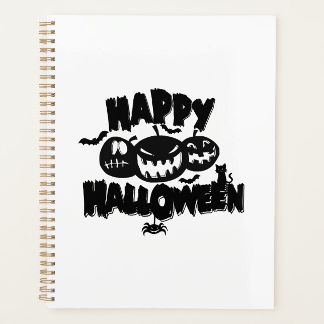 Agenda Feliz Halloween (Anverso)