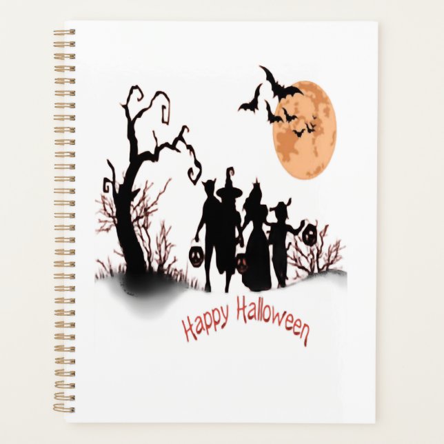 Agenda Feliz Halloween (Anverso)