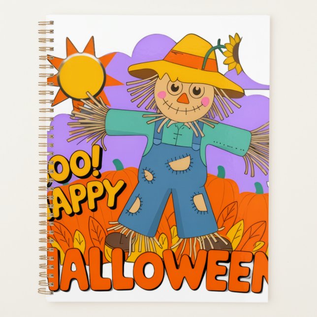 Agenda Feliz Halloween chico  (Anverso)
