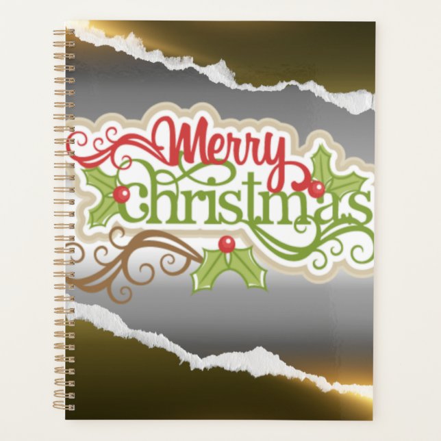 Agenda Feliz Navidad  (Anverso)